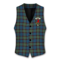 ScotsTee Shop Scottish McNicol Hunting Crest Tartan Waistcoat Sleeveless Suit Vest
