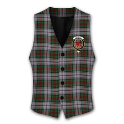ScotsTee Shop Scottish McDuff Dress Crest Tartan Waistcoat Sleeveless Suit Vest