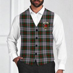ScotsTee Shop Scottish McDuff Dress Crest Tartan Waistcoat Sleeveless Suit Vest