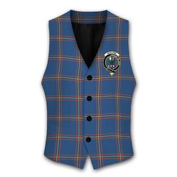 ScotsTee Shop Scottish MacLaine of Loch Buie Hunting Ancient Crest Tartan Waistcoat Sleeveless Suit Vest