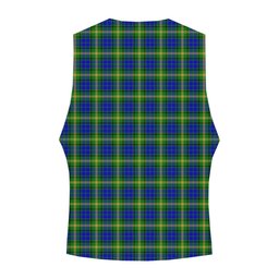 ScotsTee Shop Scottish Maitland SC Crest Tartan Waistcoat Sleeveless Suit Vest