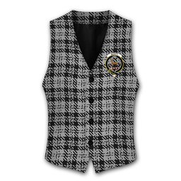 ScotsTee Shop Scottish Scott Abbreviated Crest Tartan Waistcoat Sleeveless Suit Vest