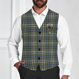 ScotsTee Shop Scottish McDonell of Glengarry Dress Ancient Crest Tartan Waistcoat Sleeveless Suit Vest