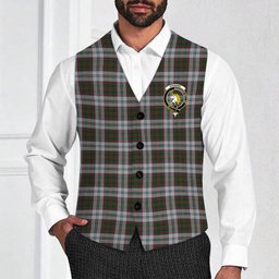 ScotsTee Shop Scottish Stewart of Appin Dress 1 Crest Tartan Waistcoat Sleeveless Suit Vest