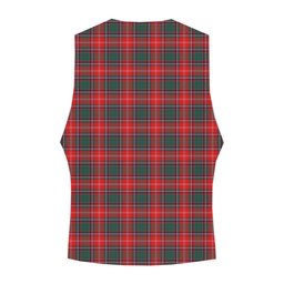 ScotsTee Shop Scottish Somerville Modern Crest Tartan Waistcoat Sleeveless Suit Vest
