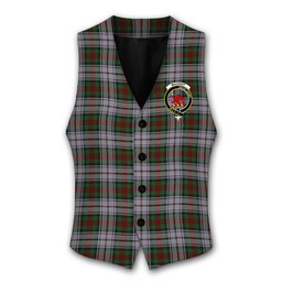 ScotsTee Shop Scottish MacDuff Dress Crest Tartan Waistcoat Sleeveless Suit Vest