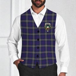 ScotsTee Shop Scottish Kinnaird Crest Tartan Waistcoat Sleeveless Suit Vest