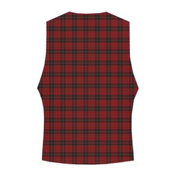 ScotsTee Shop Scottish Mcquain Crest Tartan Waistcoat Sleeveless Suit Vest