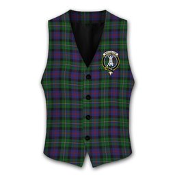ScotsTee Shop Scottish MacCallum Crest Tartan Waistcoat Sleeveless Suit Vest