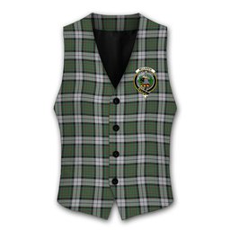ScotsTee Shop Scottish McLaren Dress Crest Tartan Waistcoat Sleeveless Suit Vest