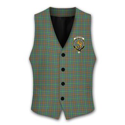 ScotsTee Shop Scottish McIntosh Hunting Ancient Crest Tartan Waistcoat Sleeveless Suit Vest