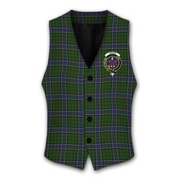 ScotsTee Shop Scottish Ogilvie of Inverarity Wilsons_ Crest Tartan Waistcoat Sleeveless Suit Vest