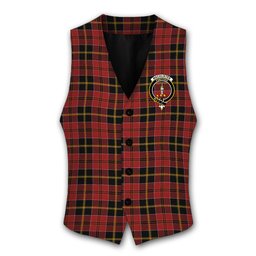 ScotsTee Shop Scottish MacAlister of Skye Modern Crest Tartan Waistcoat Sleeveless Suit Vest