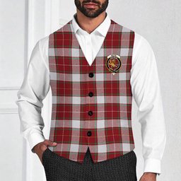 ScotsTee Shop Scottish McFie Dress Ancient Crest Tartan Waistcoat Sleeveless Suit Vest