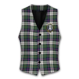 ScotsTee Shop Scottish MacCallum Dress Modern Crest Tartan Waistcoat Sleeveless Suit Vest
