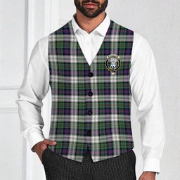 ScotsTee Shop Scottish MacCallum Dress Modern Crest Tartan Waistcoat Sleeveless Suit Vest
