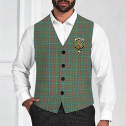 ScotsTee Shop Scottish McKintosh Hunting Ancient Crest Tartan Waistcoat Sleeveless Suit Vest