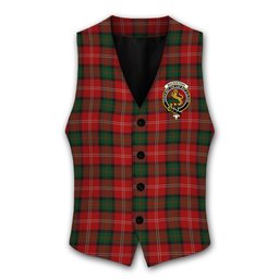 ScotsTee Shop Scottish MacKintosh 4 Crest Tartan Waistcoat Sleeveless Suit Vest