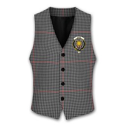 ScotsTee Shop Scottish Kerr Shepherd's Crest Tartan Waistcoat Sleeveless Suit Vest