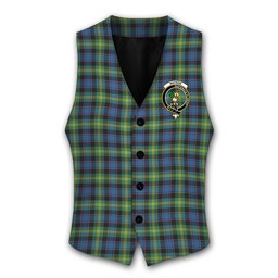 ScotsTee Shop Scottish Watson Ancient Crest Tartan Waistcoat Sleeveless Suit Vest