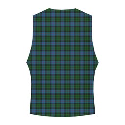 ScotsTee Shop Scottish Morrison Society Crest Tartan Waistcoat Sleeveless Suit Vest