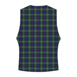 ScotsTee Shop Scottish McDonald of the Isles Hunting Modern Crest Tartan Waistcoat Sleeveless Suit Vest