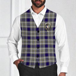 ScotsTee Shop Scottish Livingstone Dress Crest Tartan Waistcoat Sleeveless Suit Vest
