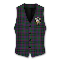 ScotsTee Shop Scottish MacLachlan Hunting Crest Tartan Waistcoat Sleeveless Suit Vest