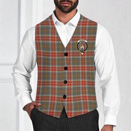 ScotsTee Shop Scottish Muirhead Hunting Ancient Crest Tartan Waistcoat Sleeveless Suit Vest