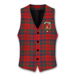 ScotsTee Shop Scottish Lumsden of Kintore Modern Crest Tartan Waistcoat Sleeveless Suit Vest