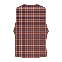 ScotsTee Shop Scottish MacKay of Strathnaver Modern Crest Tartan Waistcoat Sleeveless Suit Vest