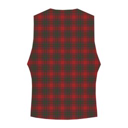 ScotsTee Shop Scottish MacDougall 1831 Crest Tartan Waistcoat Sleeveless Suit Vest