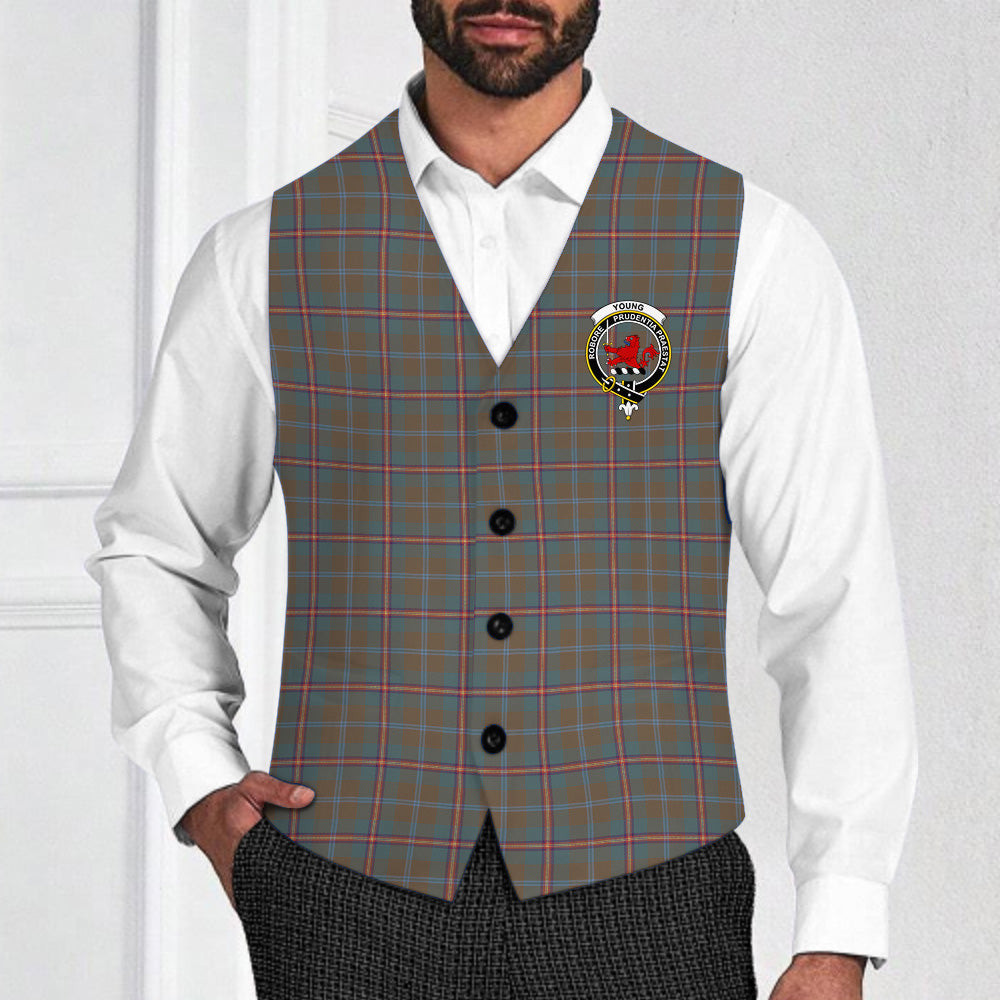 ScotsTee Shop Scottish Young Weathered Clan Crest Tartan Waistcoat Sleeveless Suit Vest