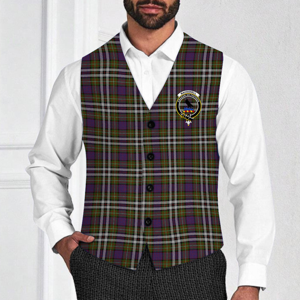 ScotsTee Shop Scottish MacDonell of Glengarry Dress Crest Tartan Waistcoat Sleeveless Suit Vest