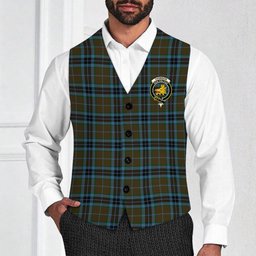 ScotsTee Shop Scottish Thomson Hunting Crest Tartan Waistcoat Sleeveless Suit Vest