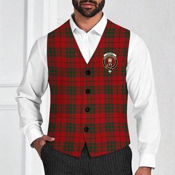 ScotsTee Shop Scottish MacNab Crest Tartan Waistcoat Sleeveless Suit Vest