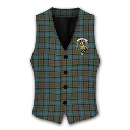 ScotsTee Shop Scottish Pasley Crest Tartan Waistcoat Sleeveless Suit Vest