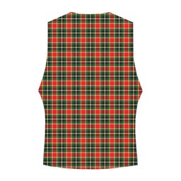 ScotsTee Shop Scottish MacLachlan Hunting Modern Crest Tartan Waistcoat Sleeveless Suit Vest