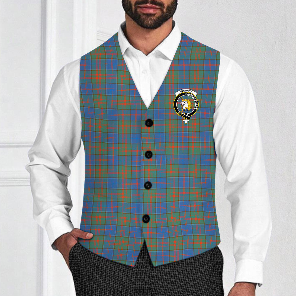 ScotsTee Shop Scottish Stewart of Appin Hunting Ancient Crest Tartan Waistcoat Sleeveless Suit Vest