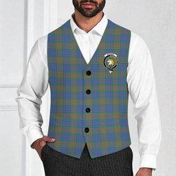 ScotsTee Shop Scottish Stewart of Appin Hunting Ancient Crest Tartan Waistcoat Sleeveless Suit Vest