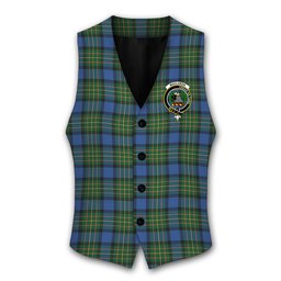 ScotsTee Shop Scottish MacLaren Ancient Crest Tartan Waistcoat Sleeveless Suit Vest