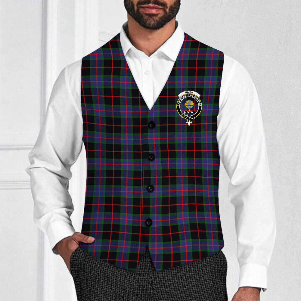 ScotsTee Shop Scottish Nairn Crest Tartan Waistcoat Sleeveless Suit Vest
