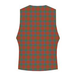 ScotsTee Shop Scottish Robertson 1819 Ancient Crest Tartan Waistcoat Sleeveless Suit Vest