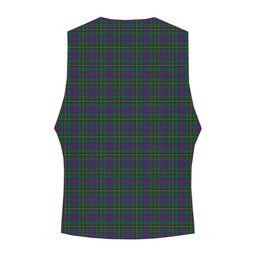 ScotsTee Shop Scottish Wood Crest Tartan Waistcoat Sleeveless Suit Vest