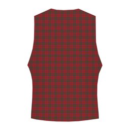 ScotsTee Shop Scottish McDonell of Keppoch Crest Tartan Waistcoat Sleeveless Suit Vest