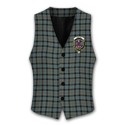 ScotsTee Shop Scottish Ogilvie (Ogilvy) Hunting Crest Tartan Waistcoat Sleeveless Suit Vest