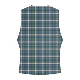 ScotsTee Shop Scottish McDowell Modern Crest Tartan Waistcoat Sleeveless Suit Vest