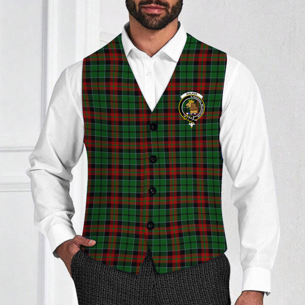 ScotsTee Shop Scottish Walker James Crest Tartan Waistcoat Sleeveless Suit Vest