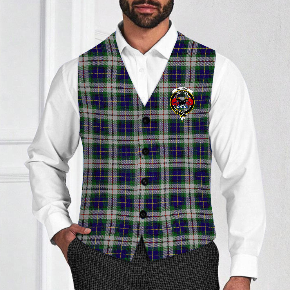 ScotsTee Shop Scottish McLeod Of Californian Crest Tartan Waistcoat Sleeveless Suit Vest