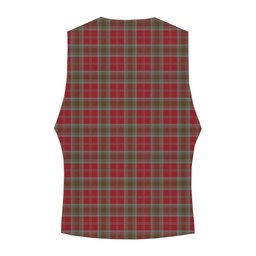 ScotsTee Shop Scottish Lindsay Weathered Crest Tartan Waistcoat Sleeveless Suit Vest